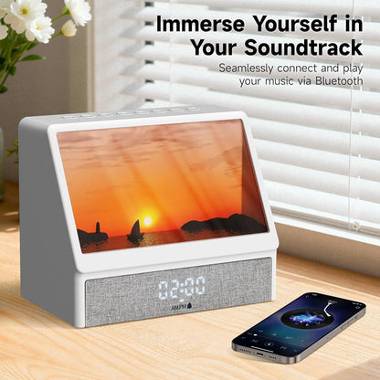 The Rise Beam 🌇  - Golden Dawn Glow Alarm Clock