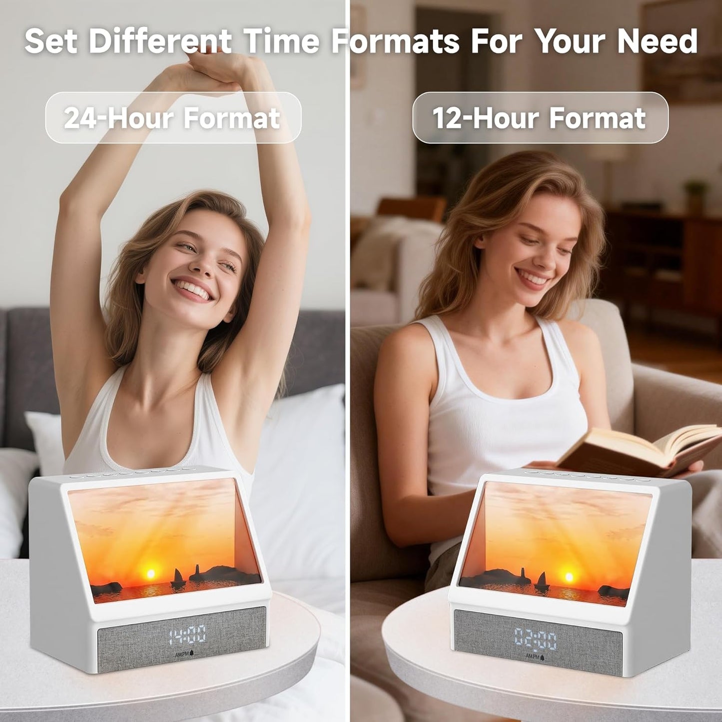 The Rise Beam 🌇  - Golden Dawn Glow Alarm Clock