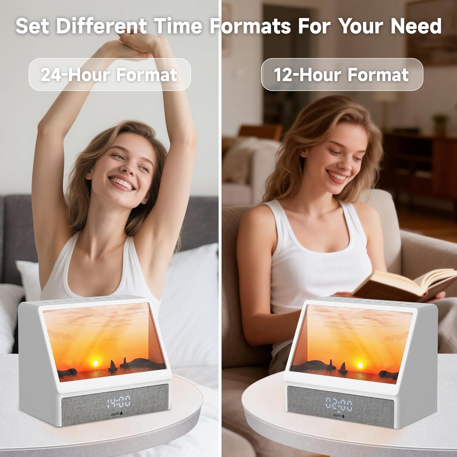 The Rise Beam 🌇  - Golden Dawn Glow Alarm Clock